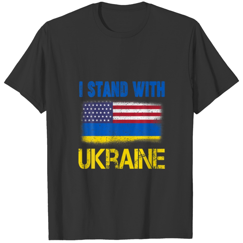 I Stand With Ukraine Against The Putin Dictatorshi T-shirt
