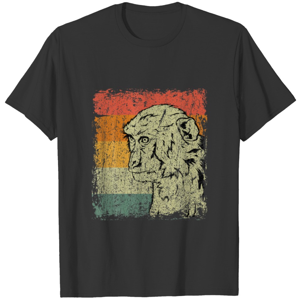 Retro Ape Gift Vintage Monkey T-shirt