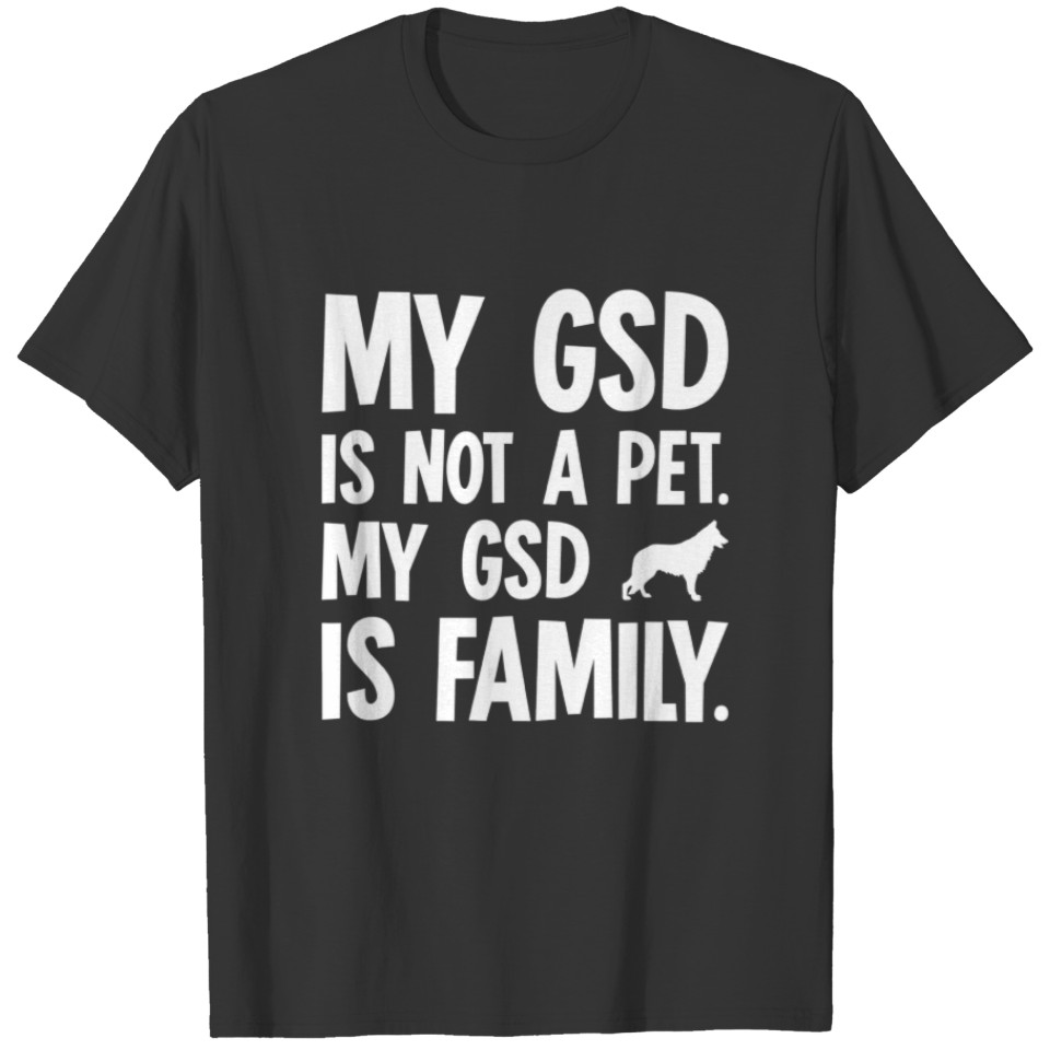 Family German Shepherd Dog T-shirt