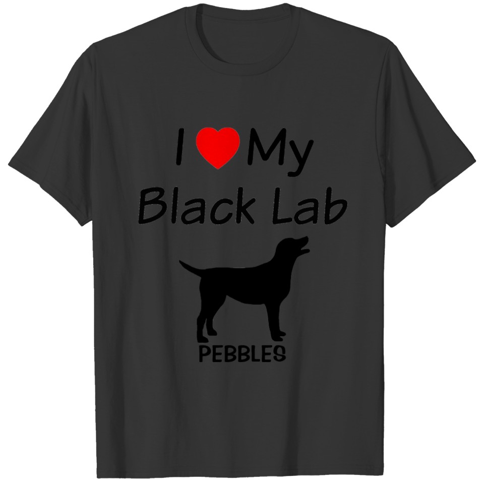 I Love My Black Lab Dog T-shirt