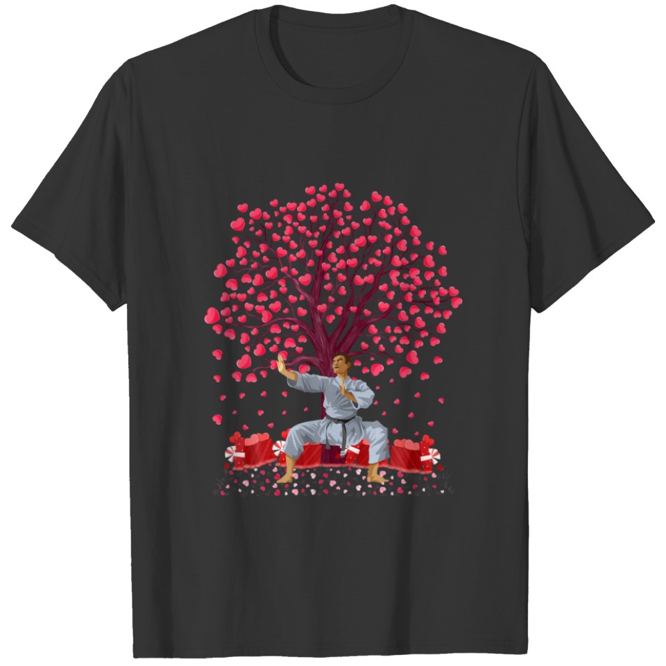 Karate Martial Arts Lover Funny Karate Valentine's T-shirt