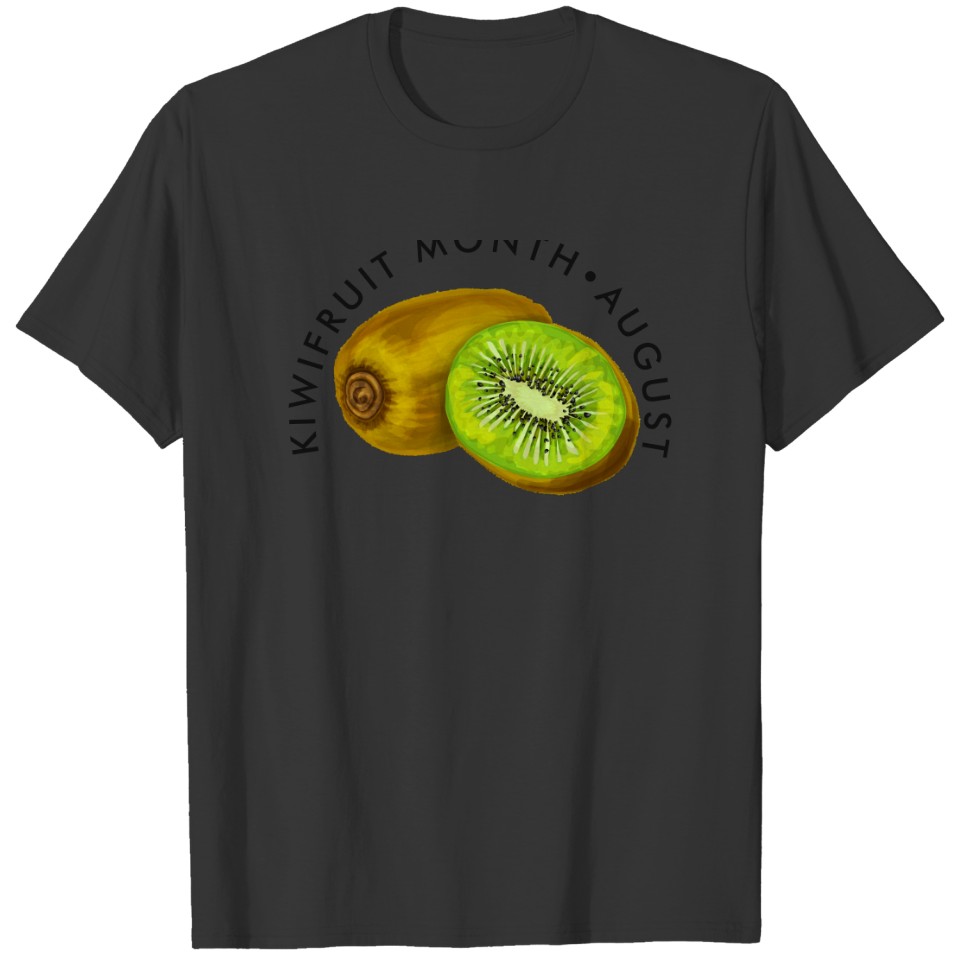 Kiwifruit Month, watercolor kiwi T-shirt