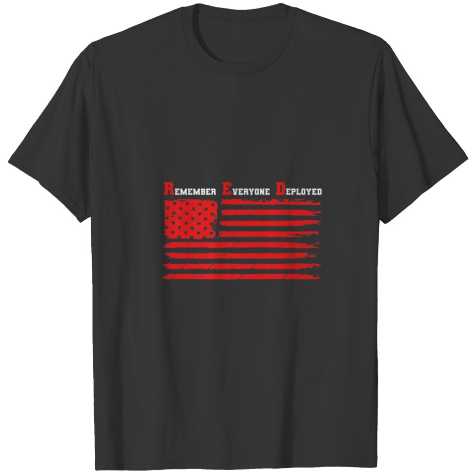 Veteran Retired Soldier U.S. Flag T-shirt