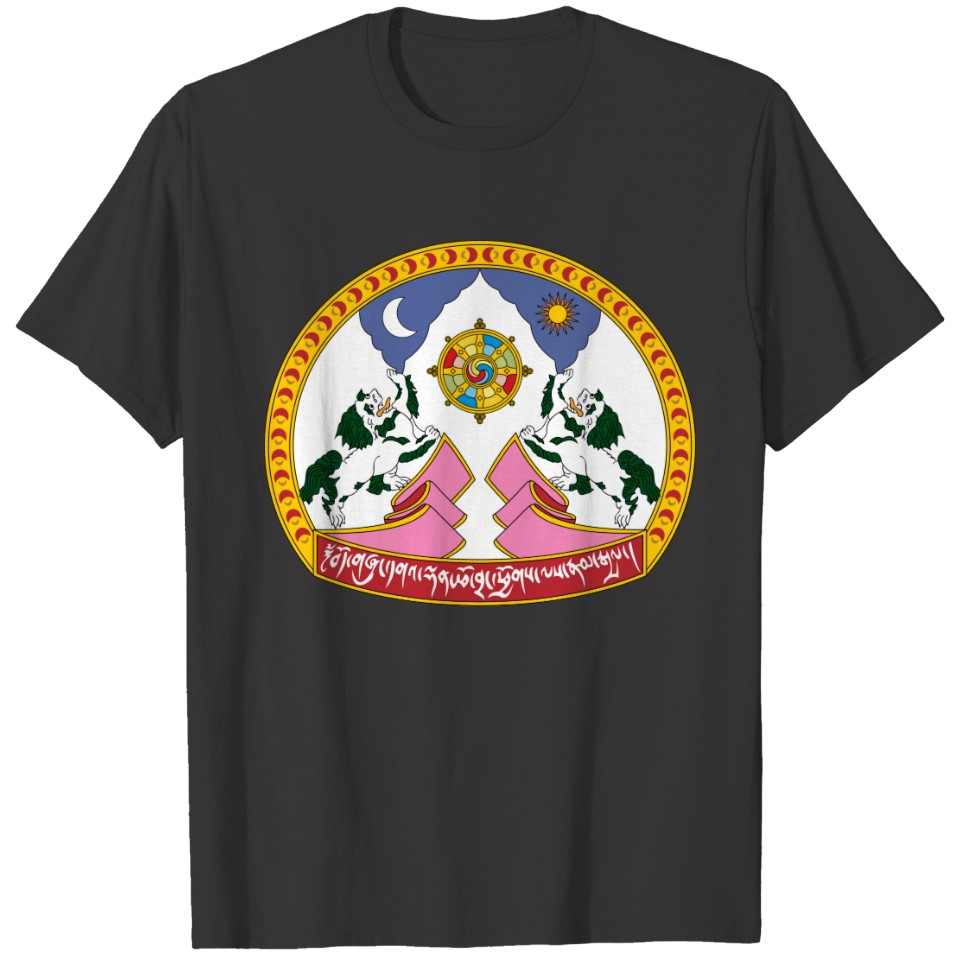 Tibet Coat of Arms detail T-shirt