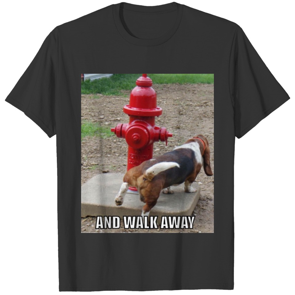 funny  Basset hound t T-shirt