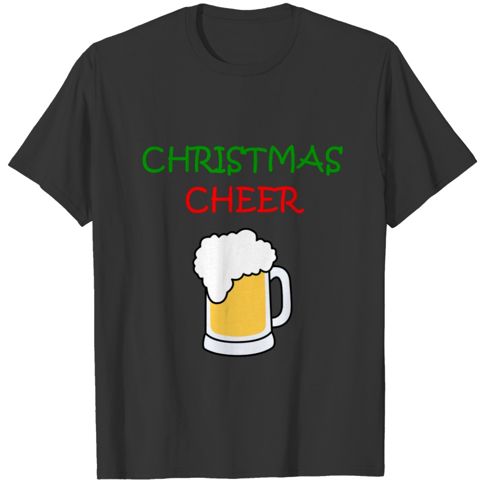 Christmas Cheer with a Beer T-shirt