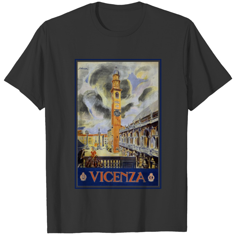 VICENZA Clock Tower Italy T-shirt