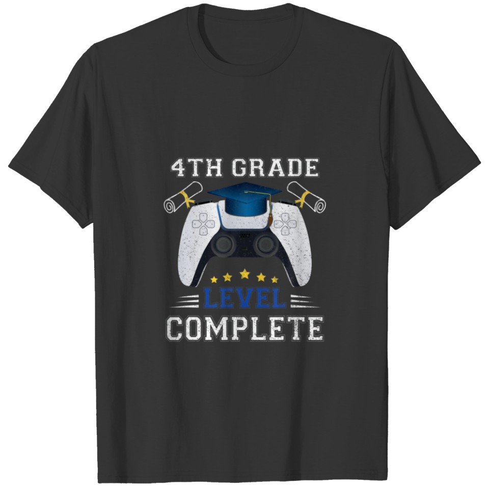 4Th Grade Level Complete Class Of 2021 Graduation T-shirt