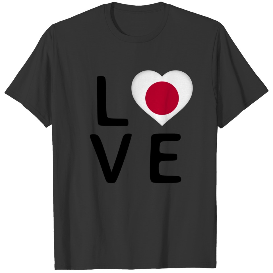 Love - Japan Flag T-shirt