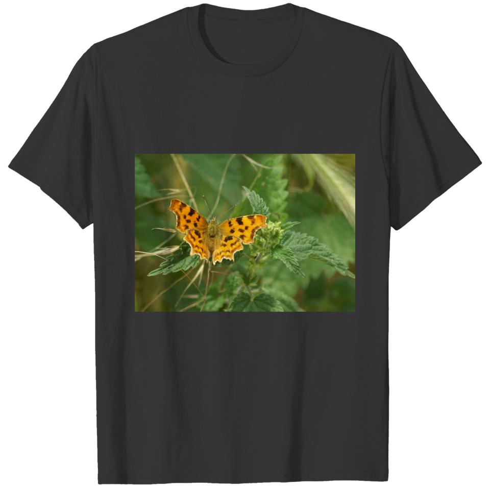 Men Gray Butterfly T-shirt