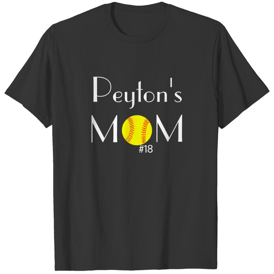 Personalized Softball T-shirt