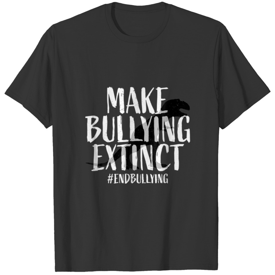 Unity Day Orange Make Bullying Extinct Anti Bullyi T-shirt