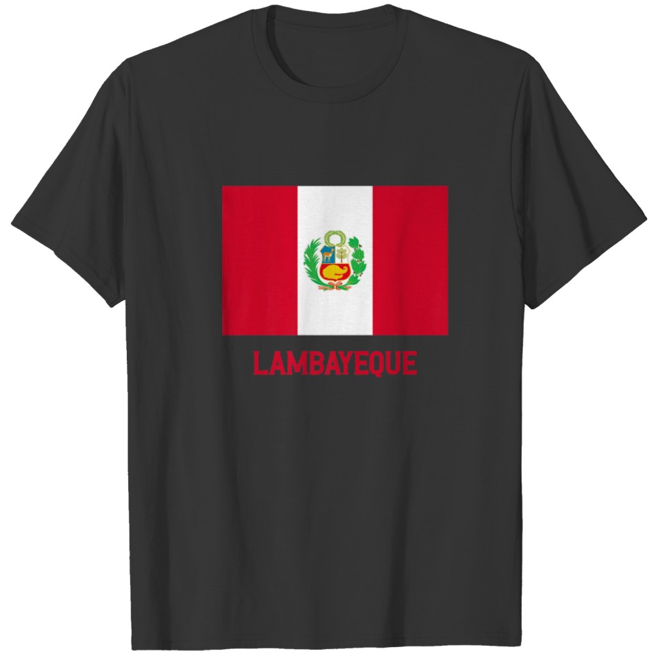 Lambayeque Peru Flag Emblem Escudo Bandera Crest T-shirt