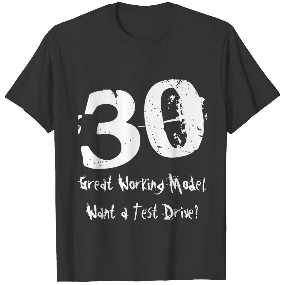 30th Birthday Gift Thirty Years Custom Name V015 T-shirt