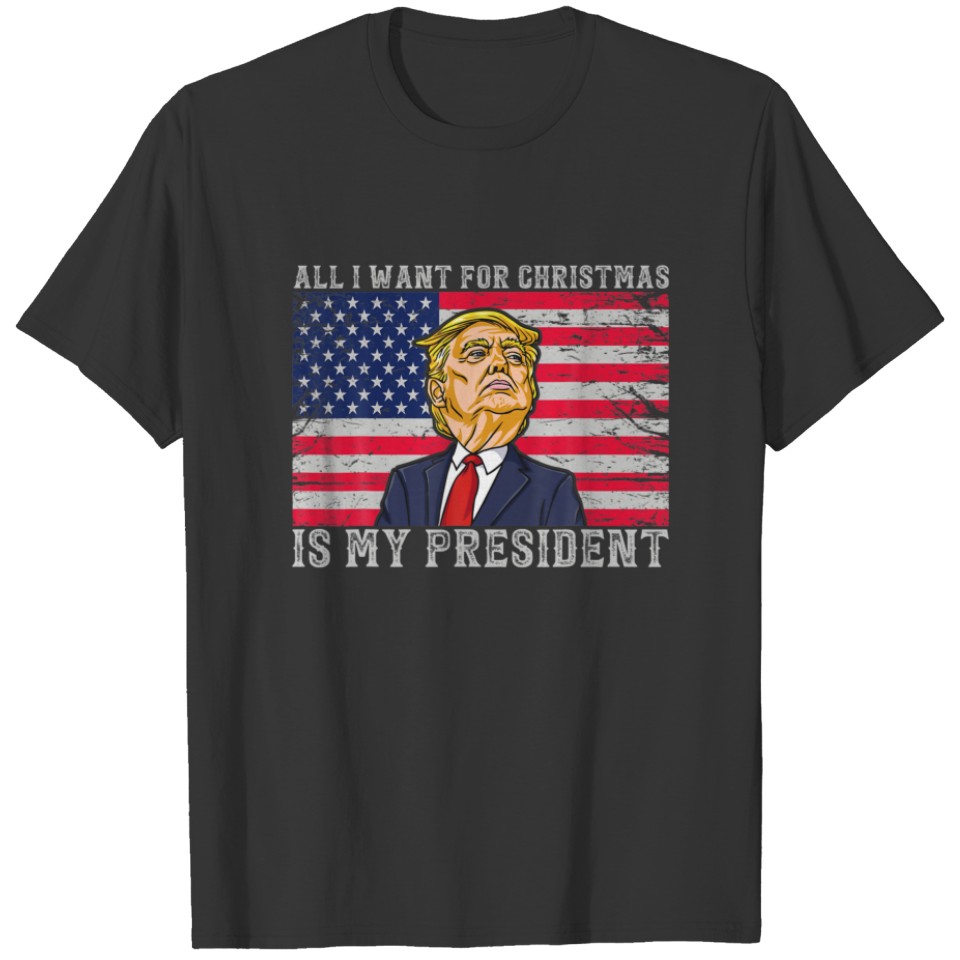 All I Want For Christmas Is A New President Xmas T T-shirt
