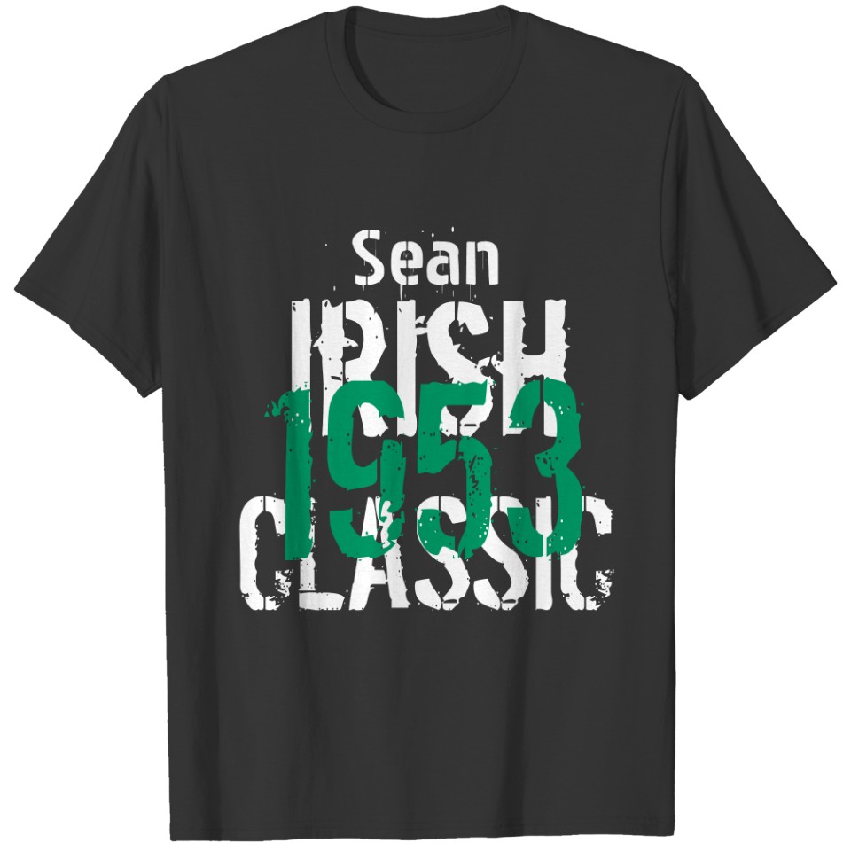 1953 Irish Classic 60th Birthday Gift for Him T-shirt