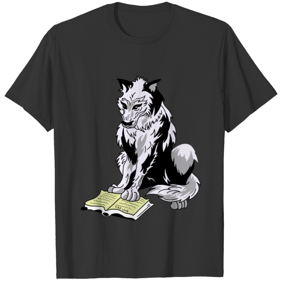 Read Wolf graaues T-shirt