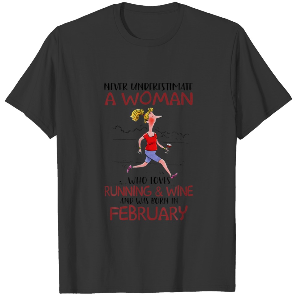 A Woman Who Loves Running T-shirt