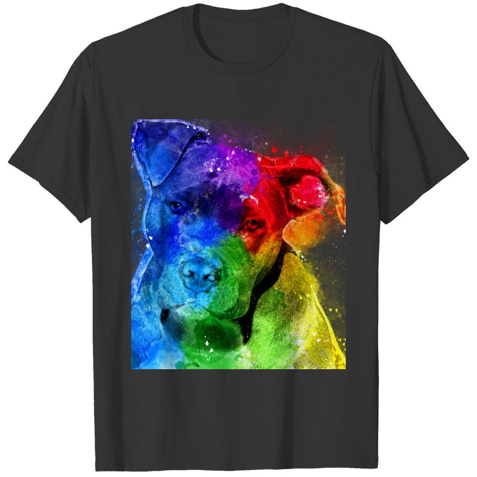 The colors of Love are a Pitbull T-shirt