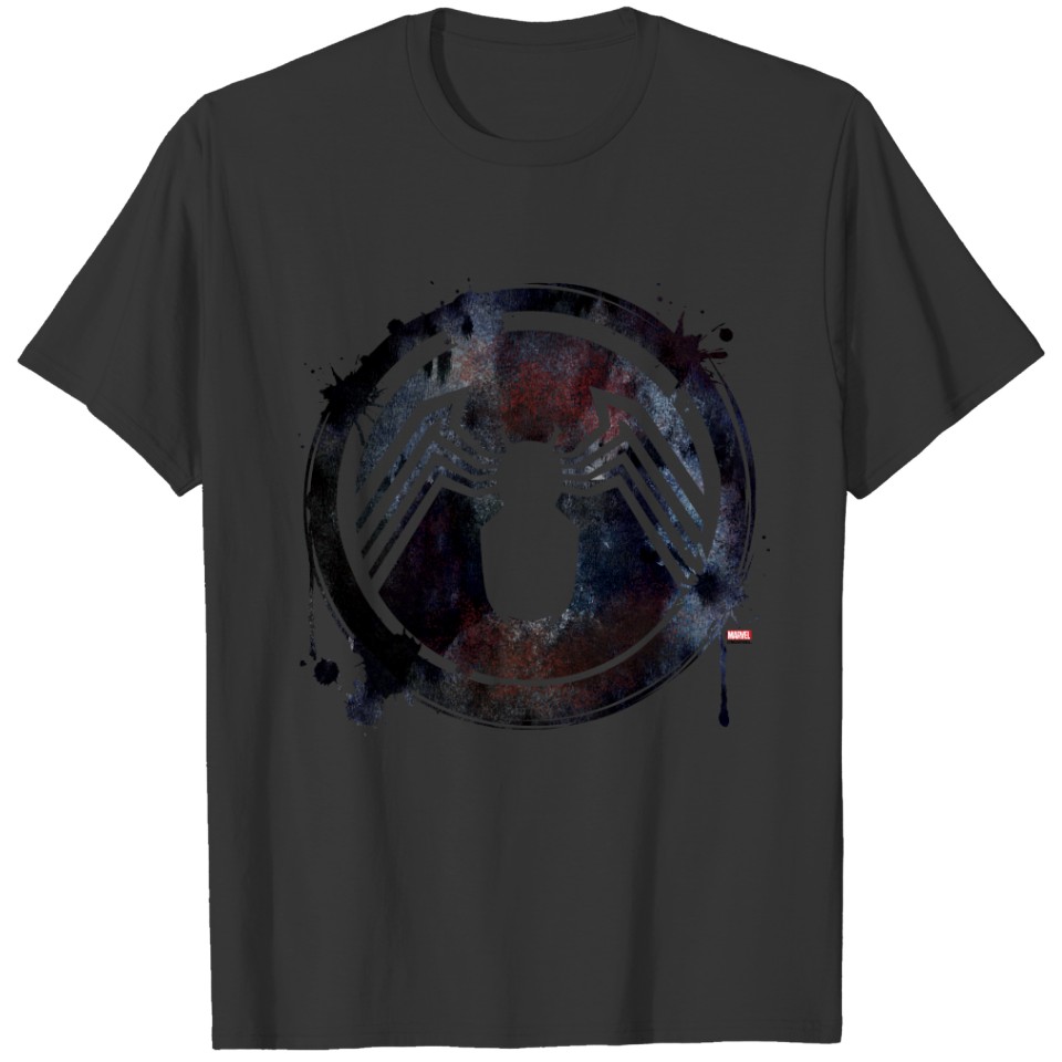 Ink Splatter Venom Logo T-shirt