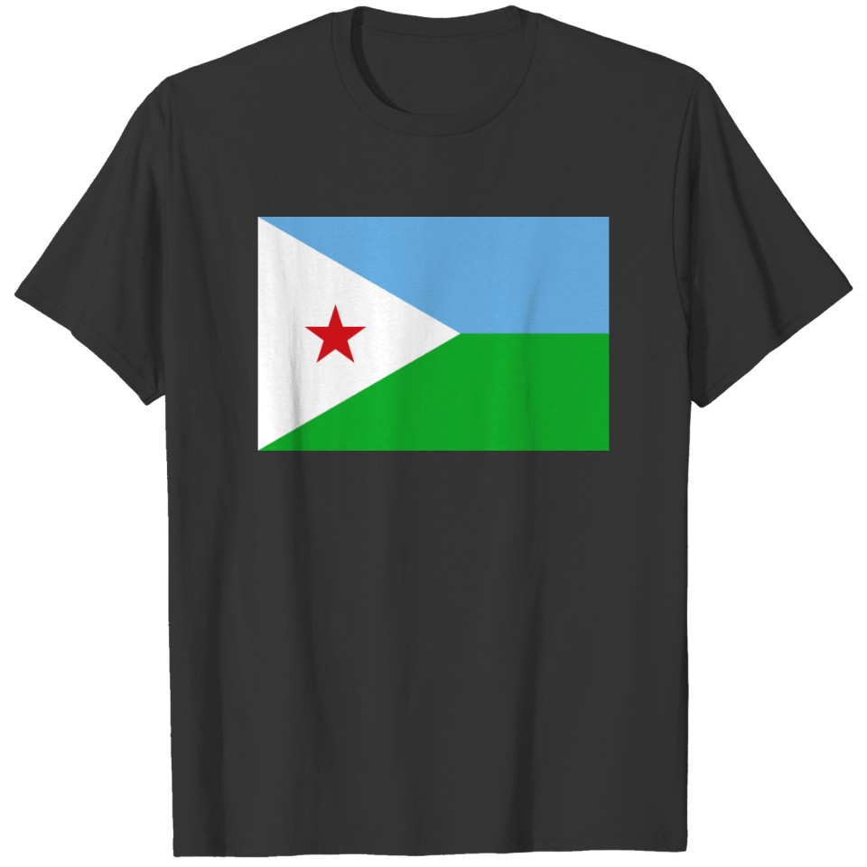 Djibouti Flag Plus Size T-shirt