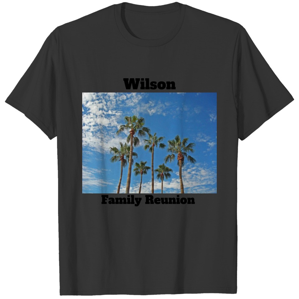 Palm Trees Paradise Family Reunion Keepsake T-shirt