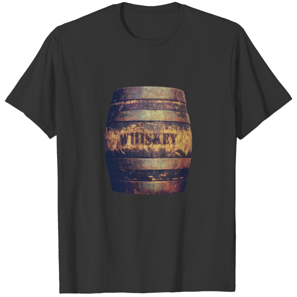 Retro American Whiskey Barrel Polo T-shirt