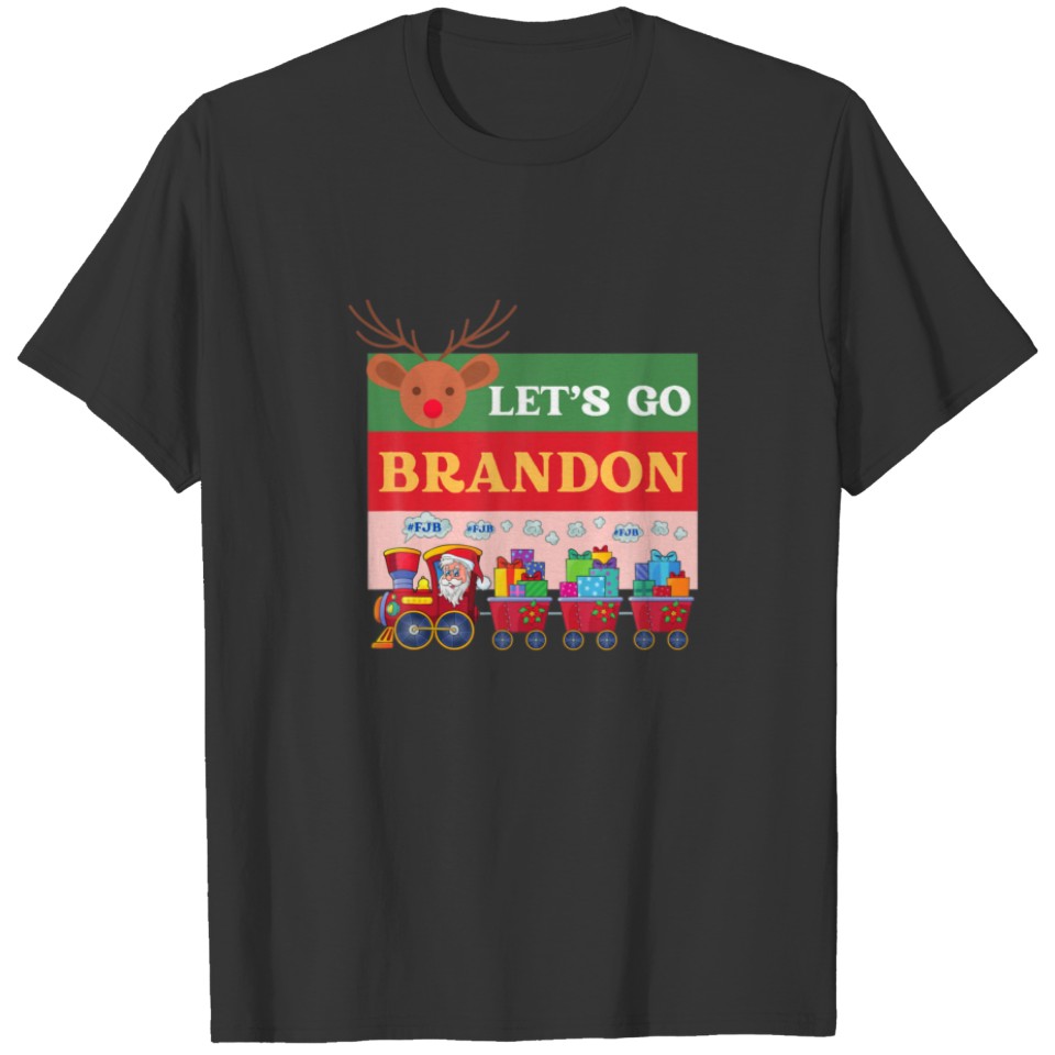 Funny Christmas - Let's Go Brandon Meme T-shirt