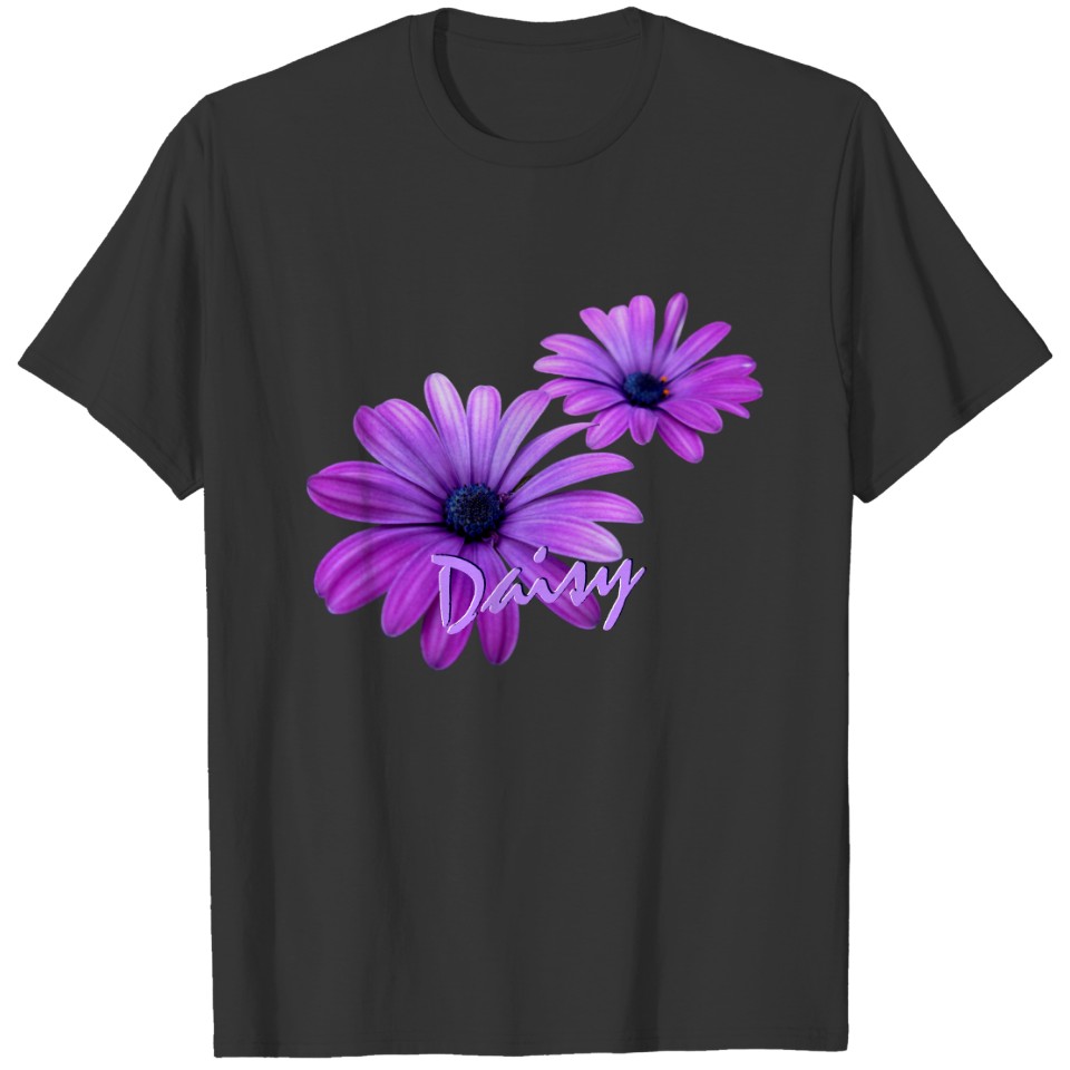 Baby Daisy  Personalized Purple Baby T-shirt