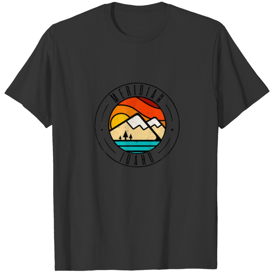 Minimalist Outdoors Meridian Idaho ID T-shirt
