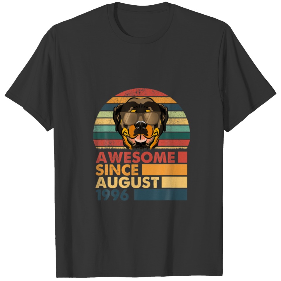 Birthday Gift For Someone Born In August 1996 Who T-shirt