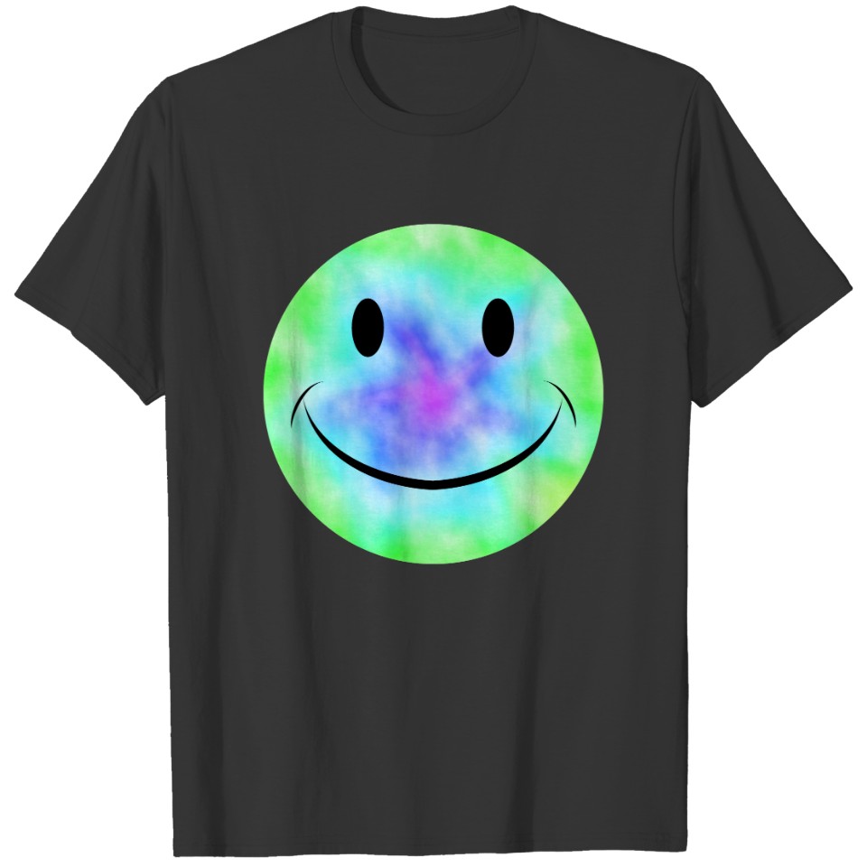 Rainbow Tie Dye Face T-shirt