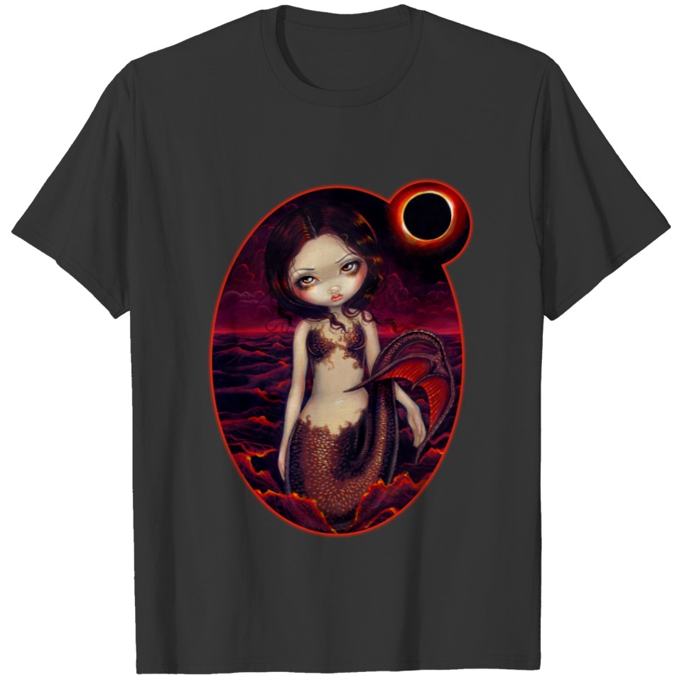 Mermaid Eclipse gothic moon T-shirt