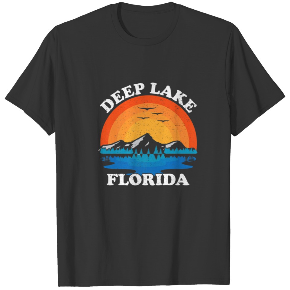 Vintage Family Vacation Retro Florida Deep Lake T-shirt