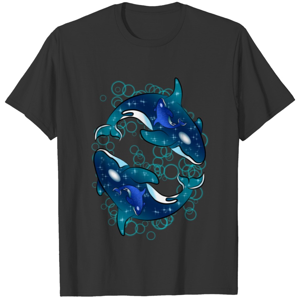 Orca Wal Family T-shirt