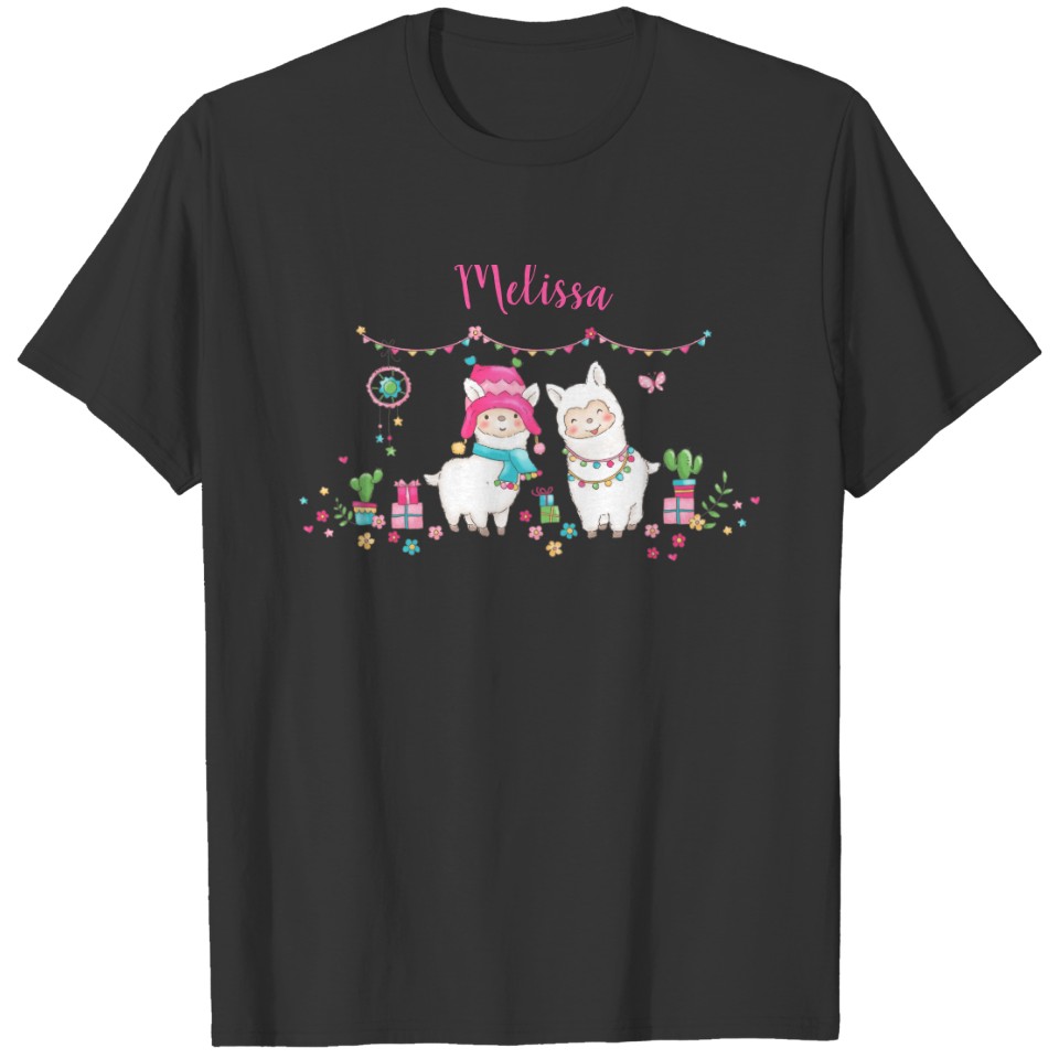 Cute Alpaca Friends T-shirt