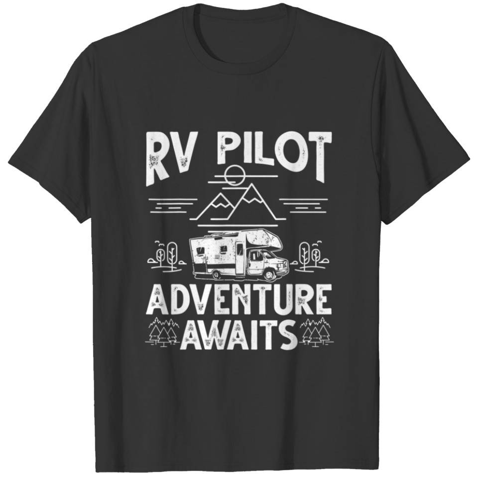 RV Motorhome Camping Adventurer T-shirt