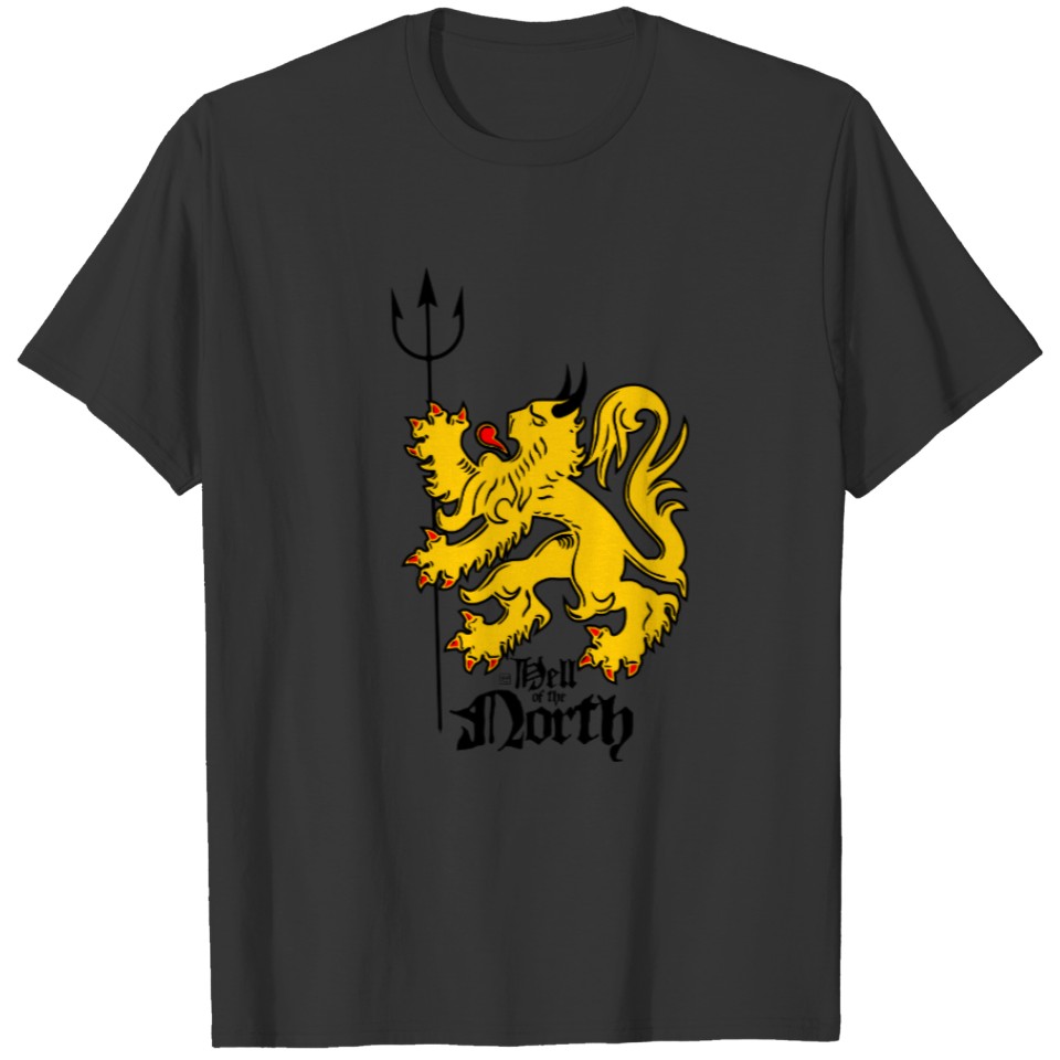 Paris Roubaix Hell of the North Devil Lion T-shirt