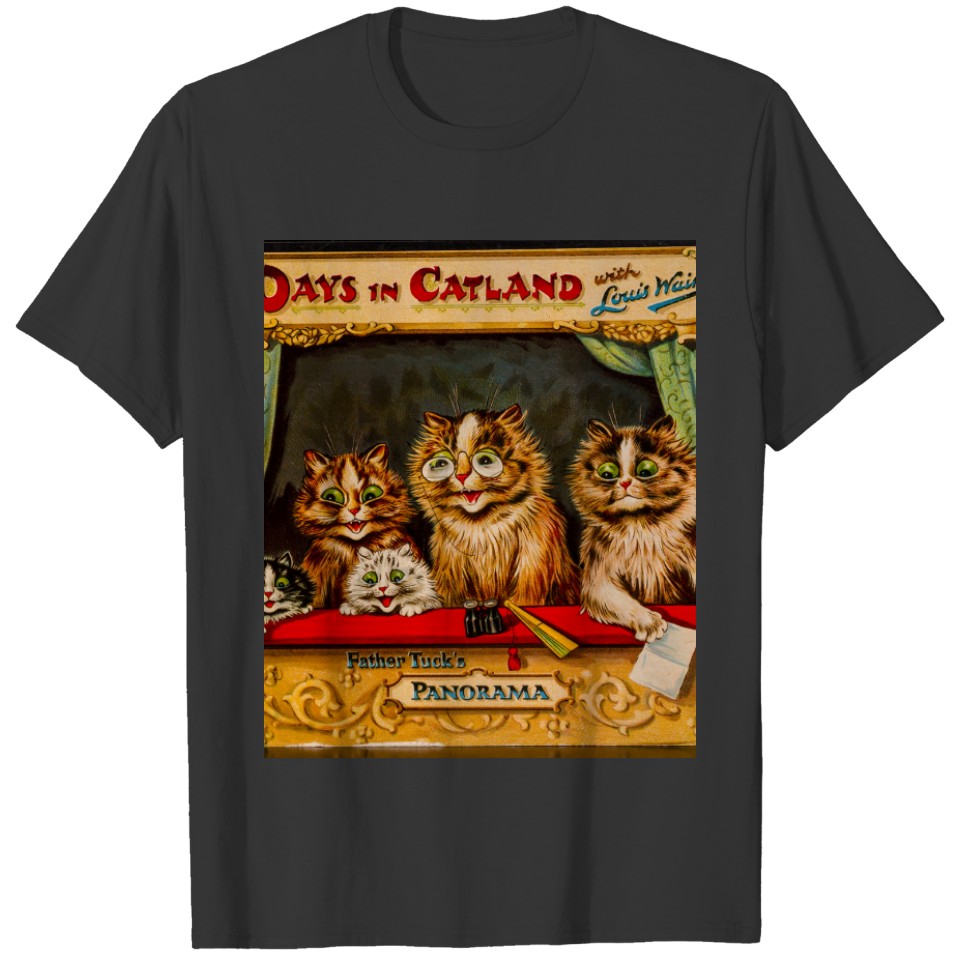 Louis Wain Days In Catland T-shirt