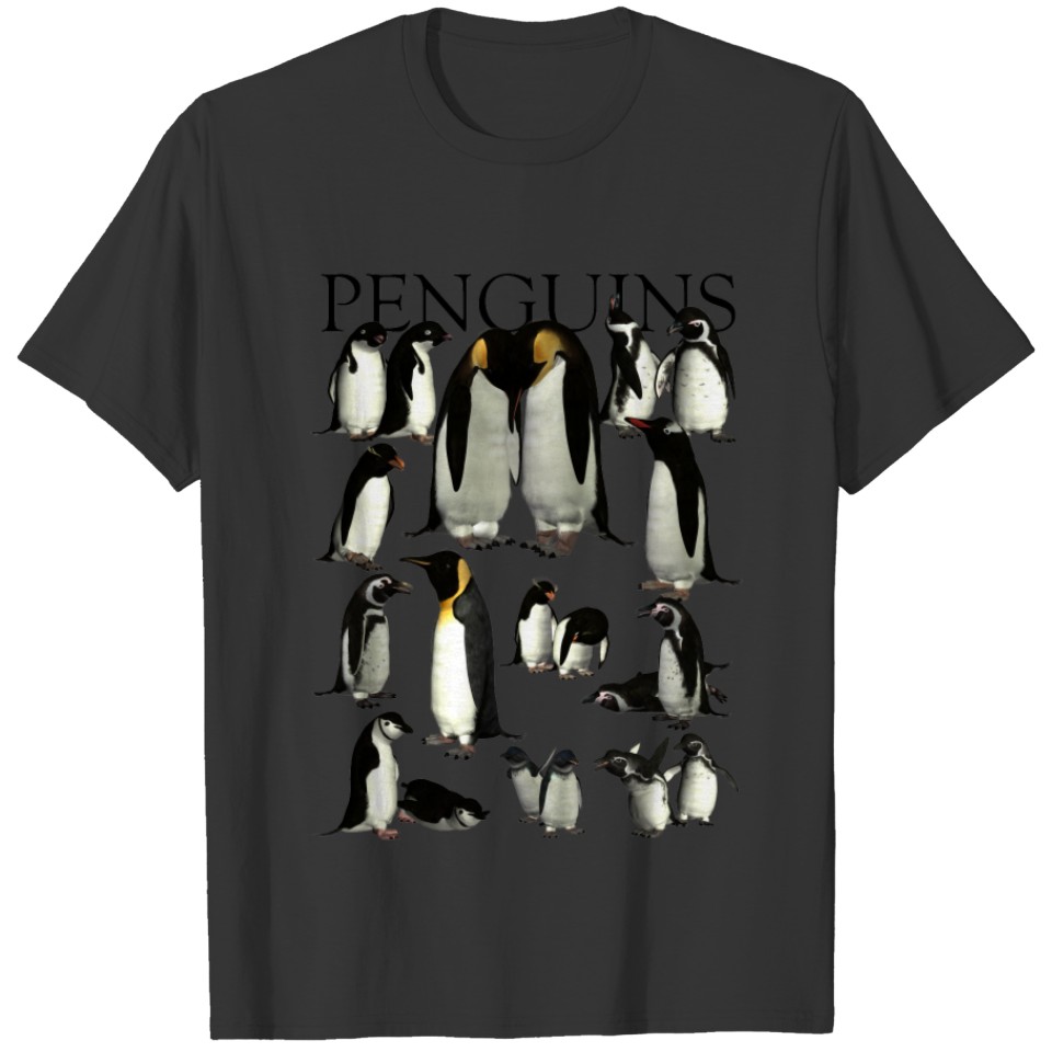 Penguins of the World T-shirt