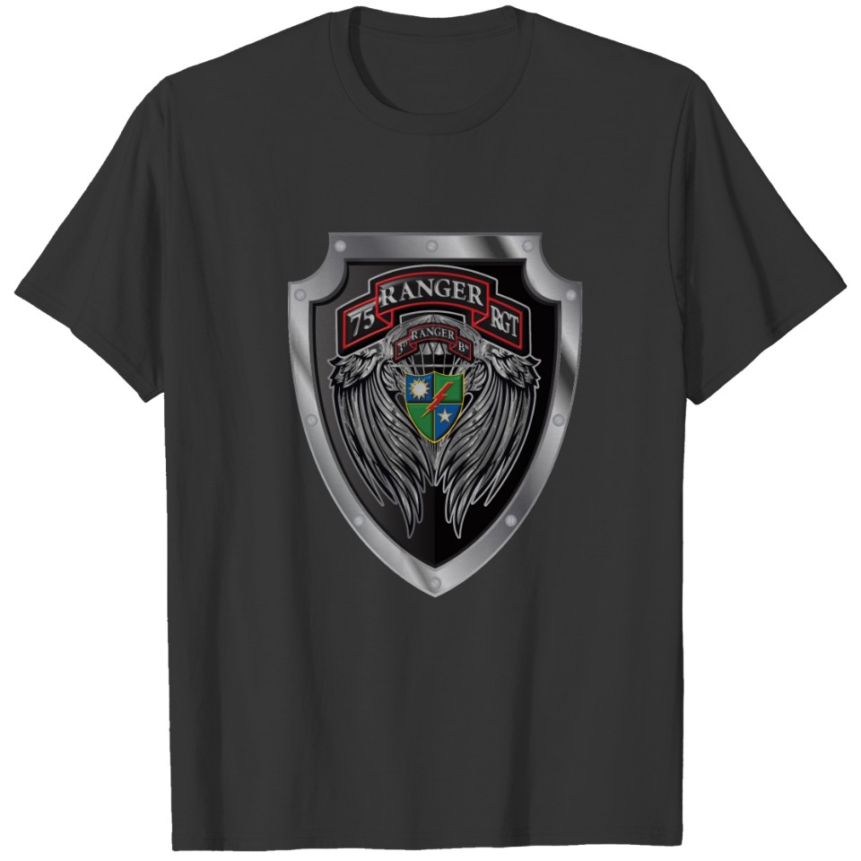 Magnificent 3rd Bat 75th Ranger Regimental Scroll T-shirt