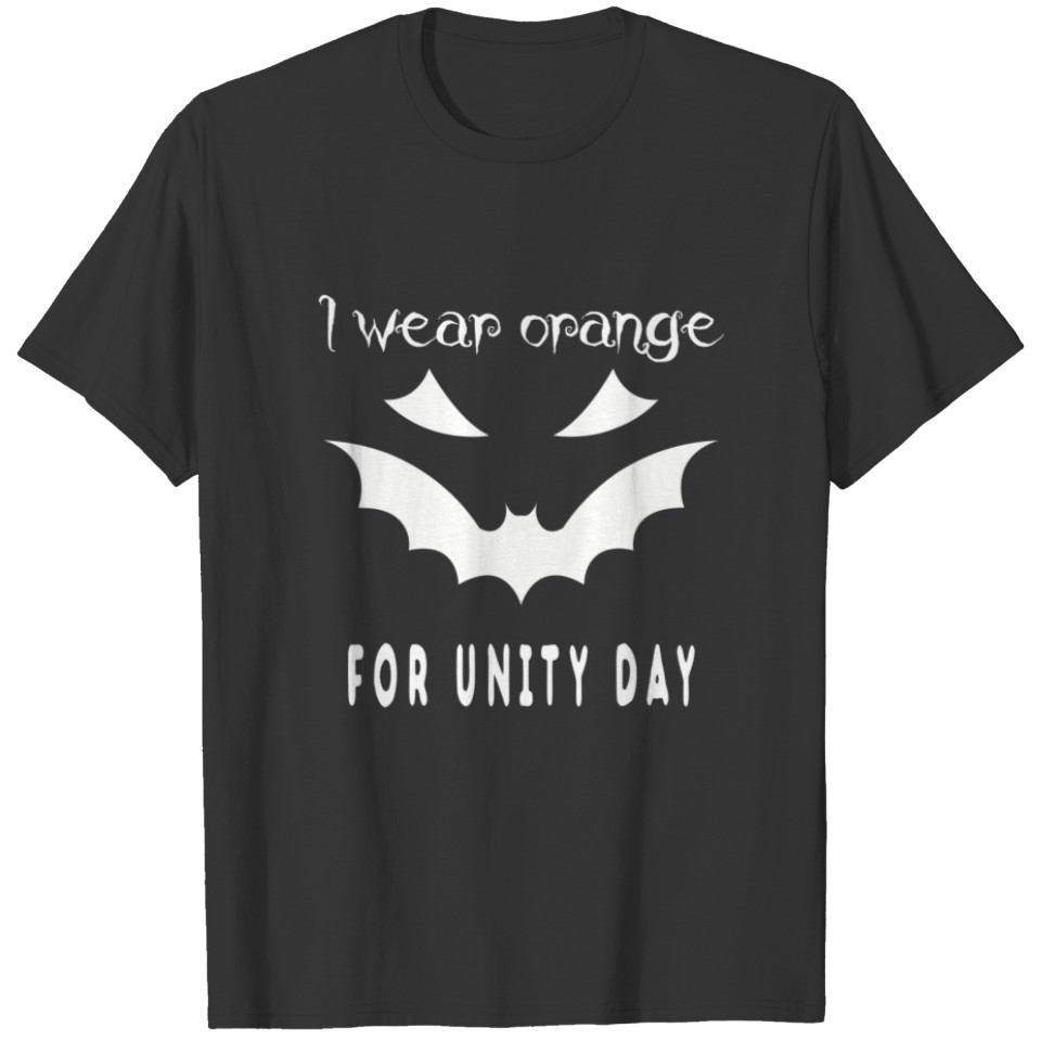 Unity Day Orange Kids Unity Day Pumpkin Face Toddl T-shirt