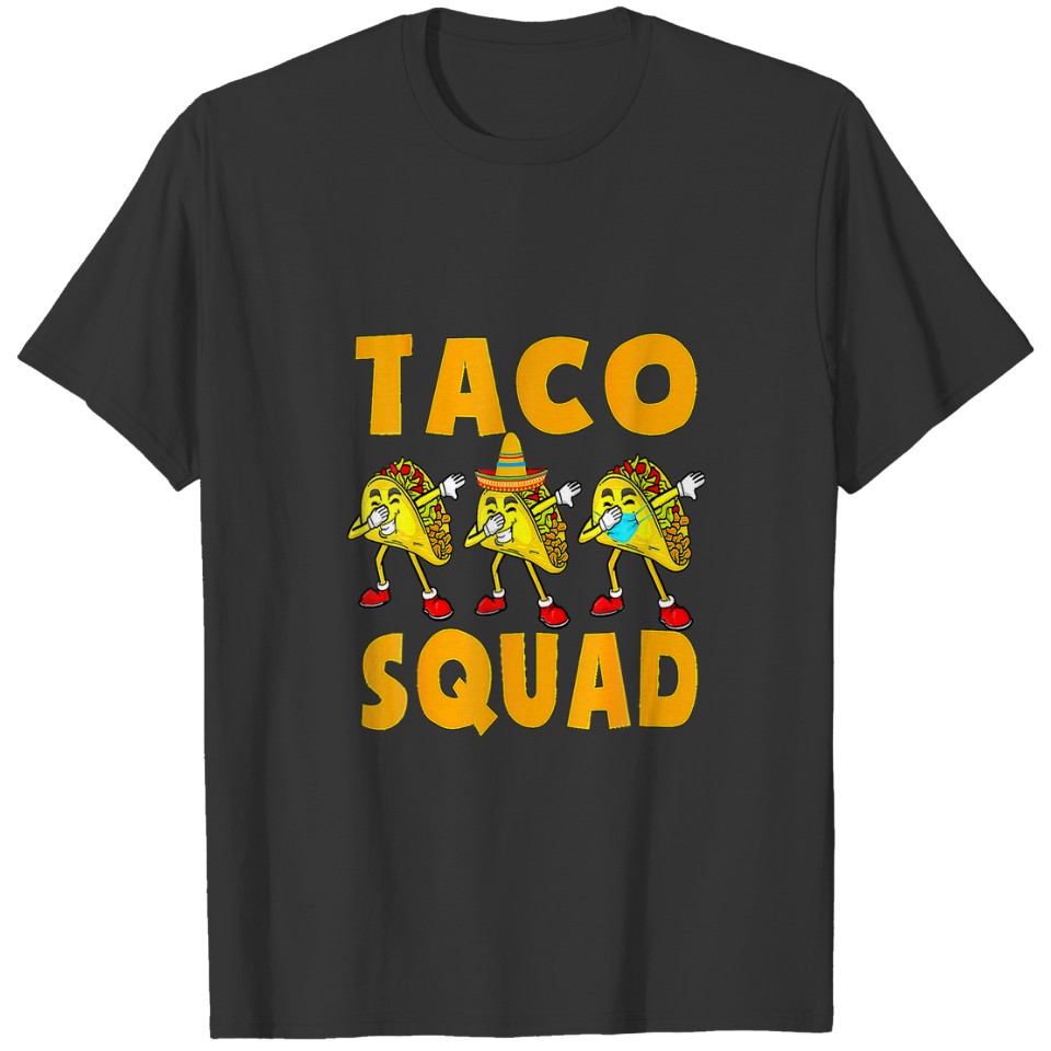 Taco Squad Cute Tacos Kids Toddler Crew Cinco De M T-shirt