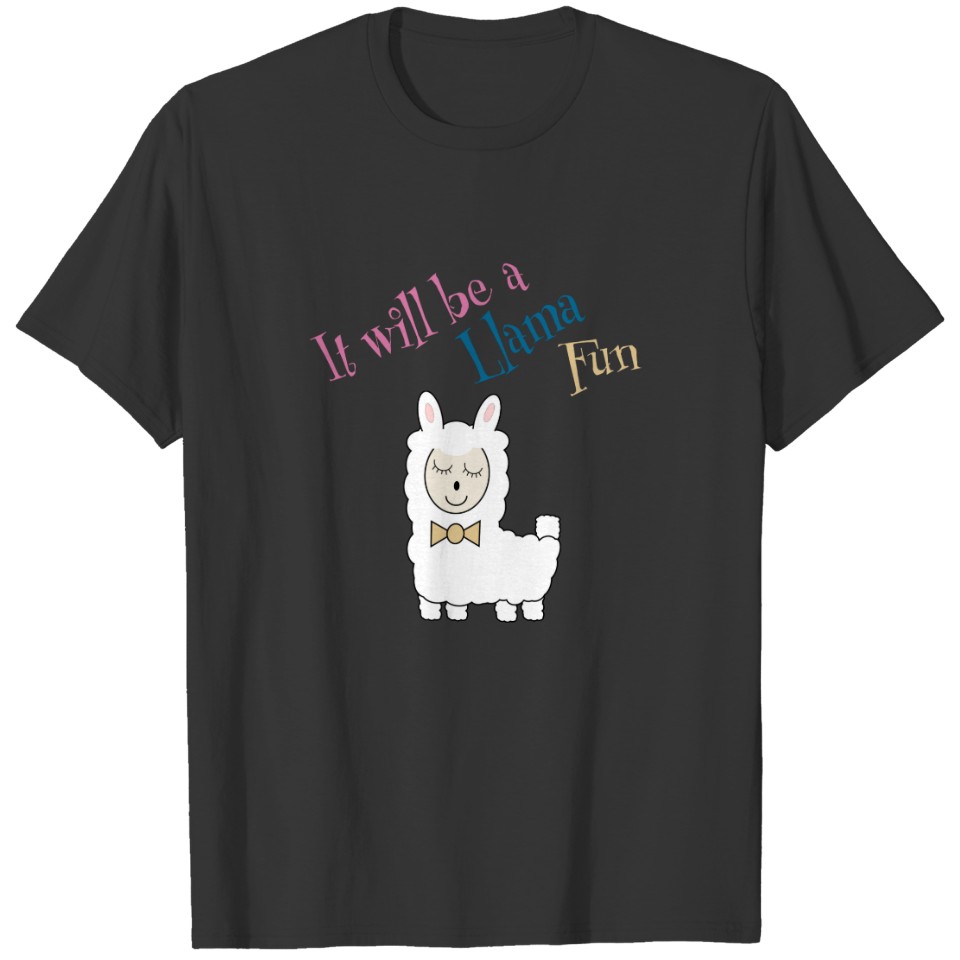Cute Llama Fun T-shirt