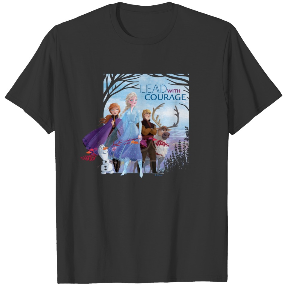 Frozen 2: Anna, Elsa, & Friends | Courage T-shirt