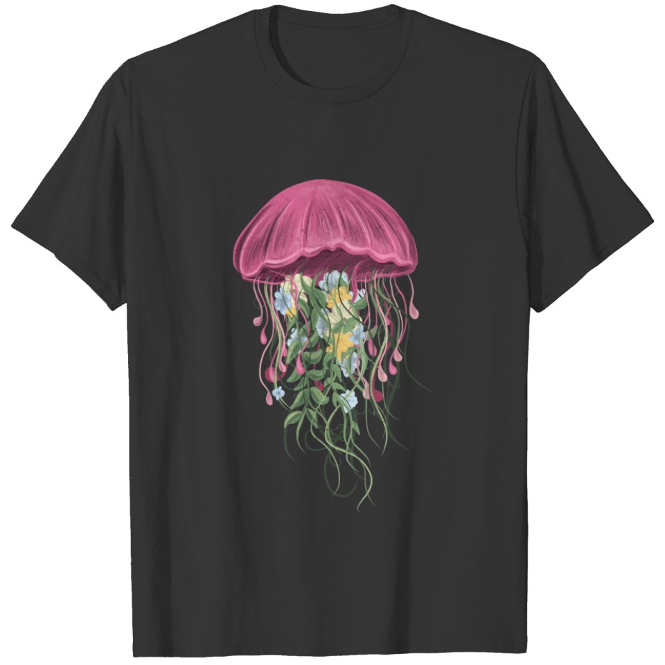 Jellyfish Flowers T-shirt