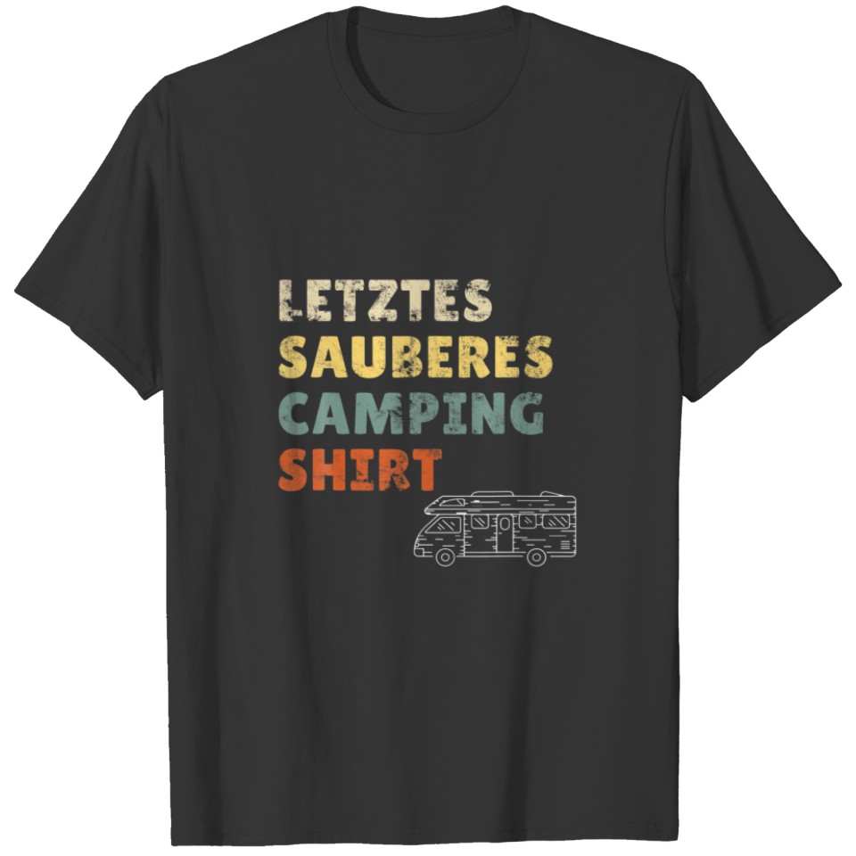 Camping Caravan Vintage Gift Holiday Camper T-shirt