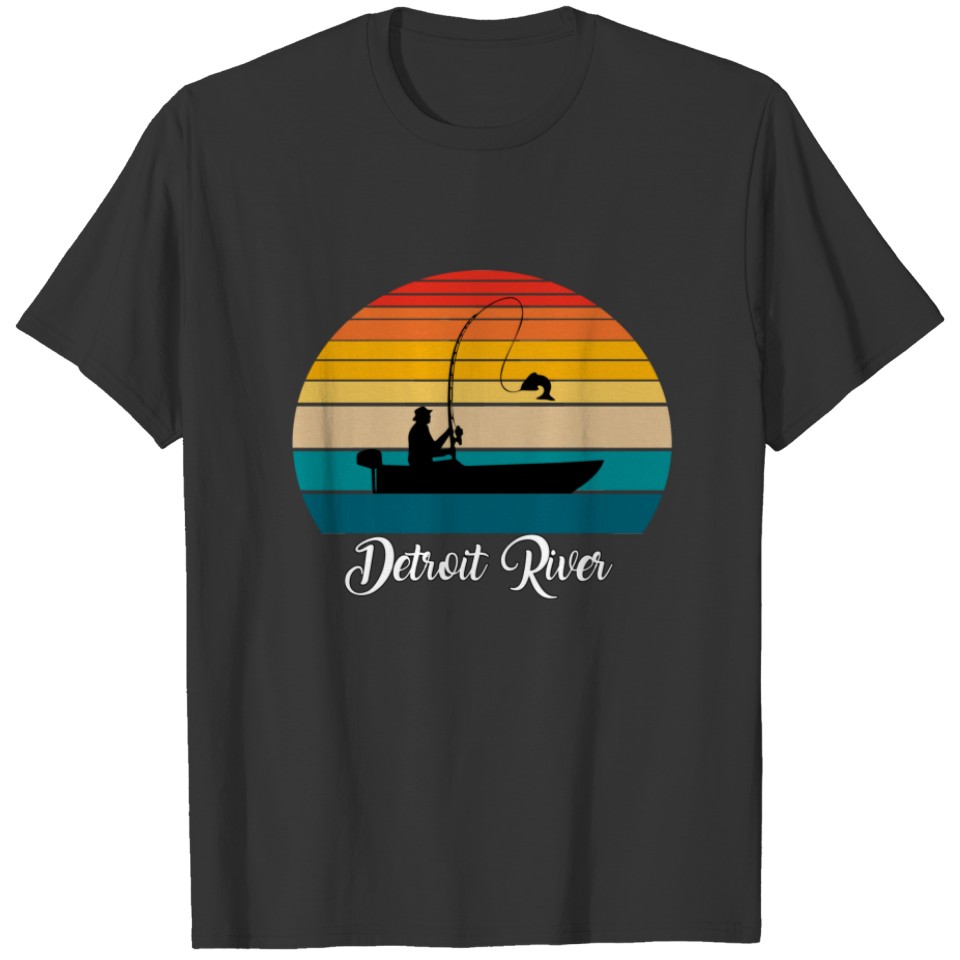 Detroit River Fishing Spot T-shirt