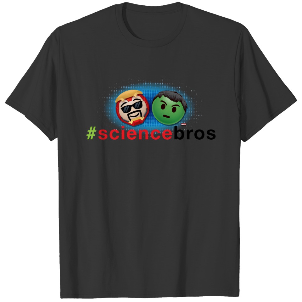 Iron Man & Hulk #sciencebros Emoji T-shirt
