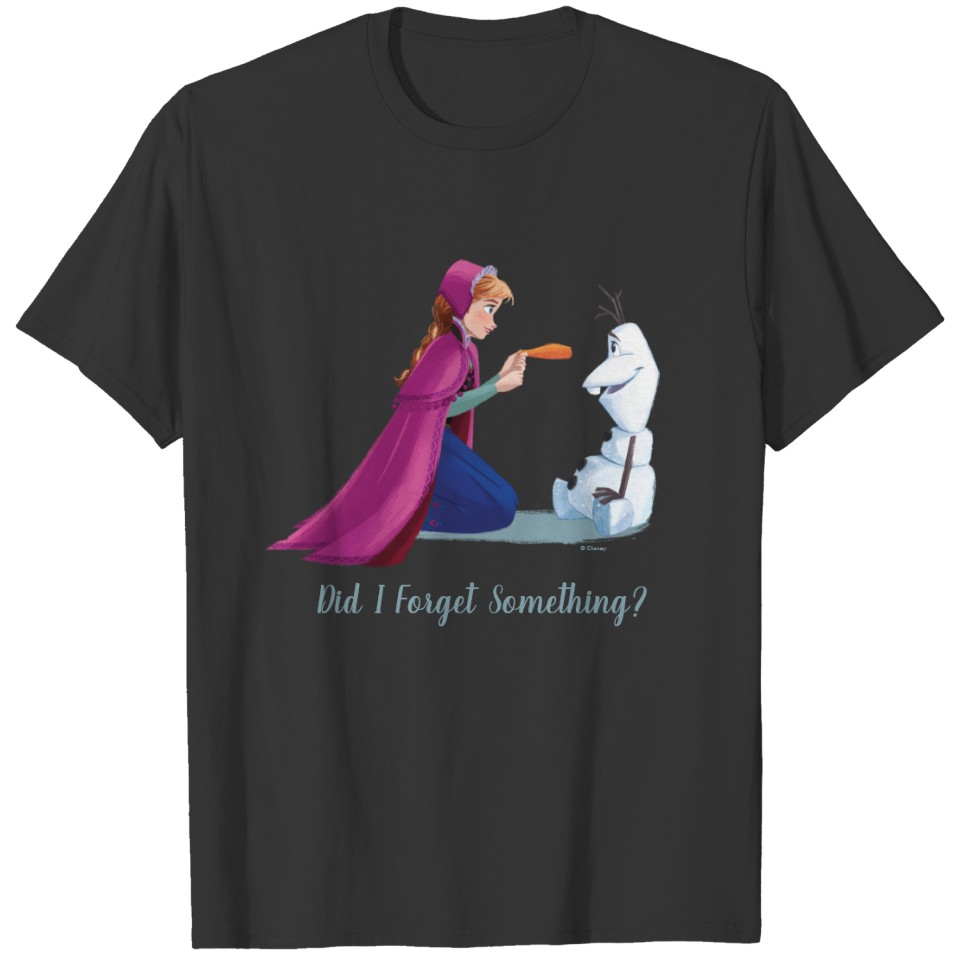 Ana Giving Olaf Carrot Nose T-shirt